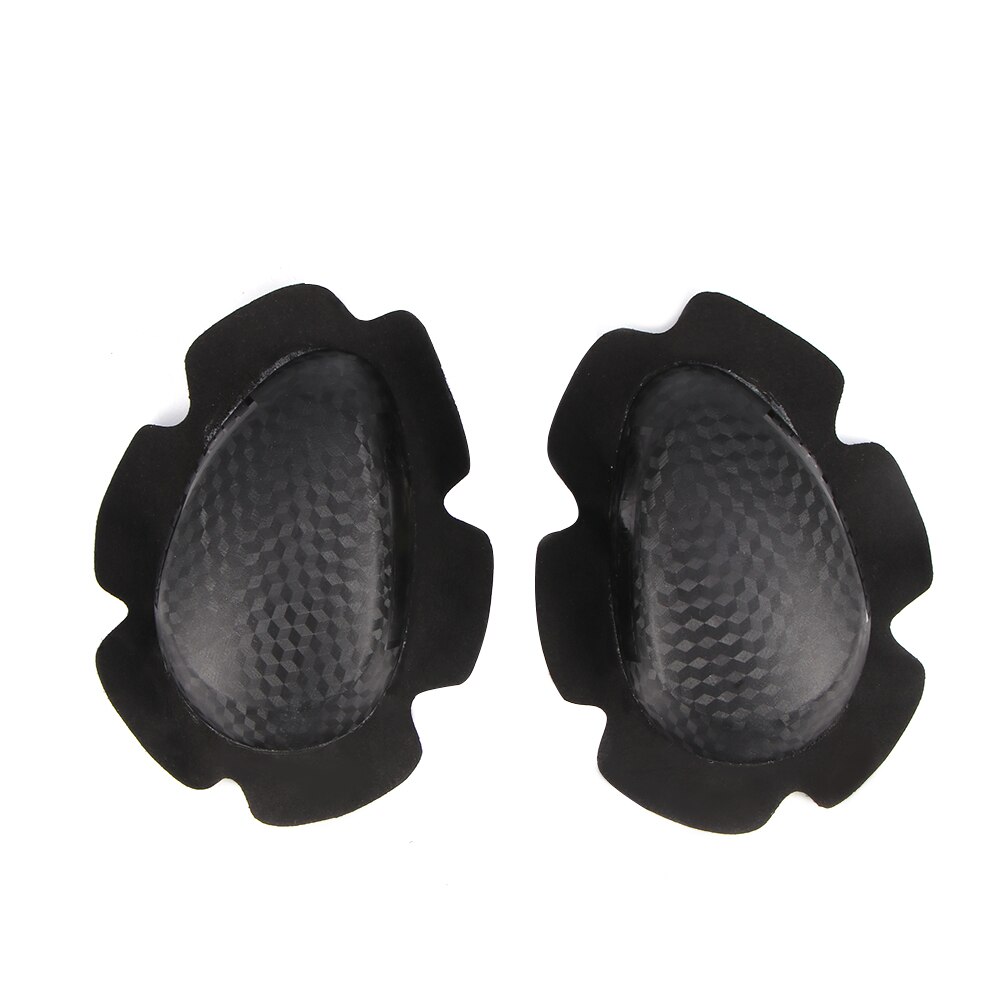 Universele kniebeschermers voor motorfietsen, kniebeschermers voor motorcross, racefietsen, beschermingshoes, crashbestendige kniebeschermers voor motorrijuitrusting: Zwart