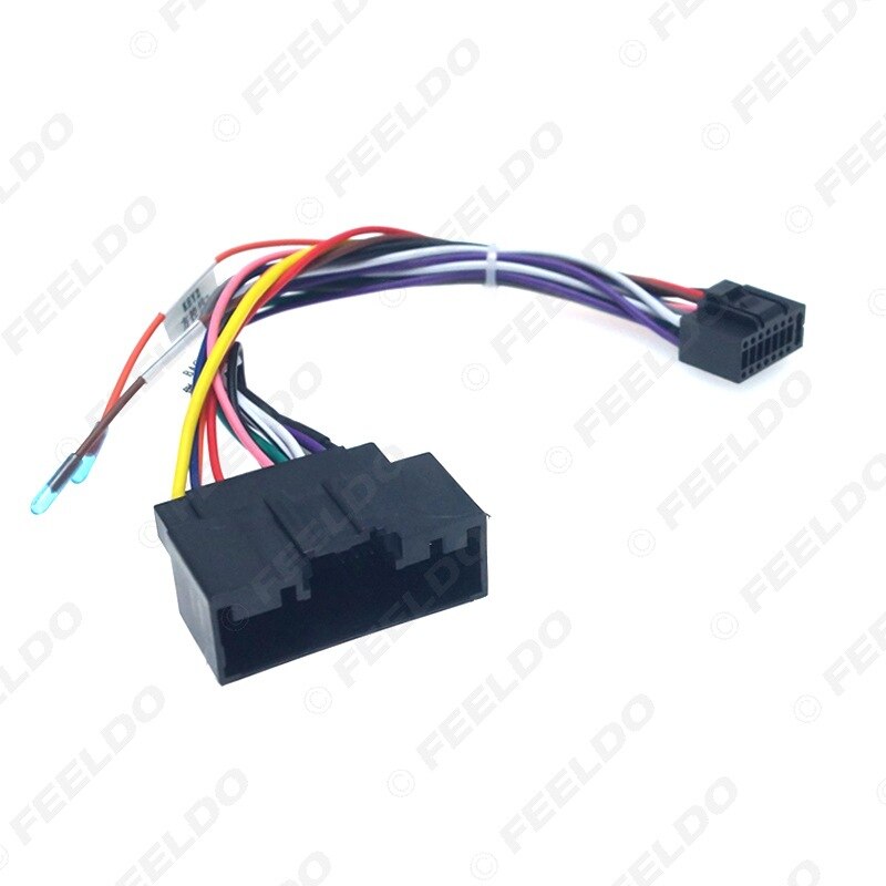 Harnais de câblage de trompette de Conversion du schéma 16pin de zhang xun de ligne électrique de Navigation de Ford Focus + d'android Applicable