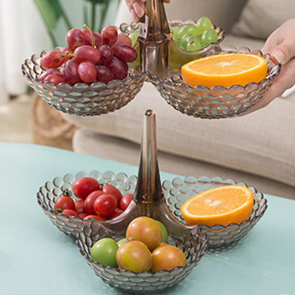 Europese Gestapeld Opslag Lade Multi-layer Plastic Plaat Gedroogd Fruit Opslag Plaat Sieraden Snacks Lade Opslag Rack Organizer