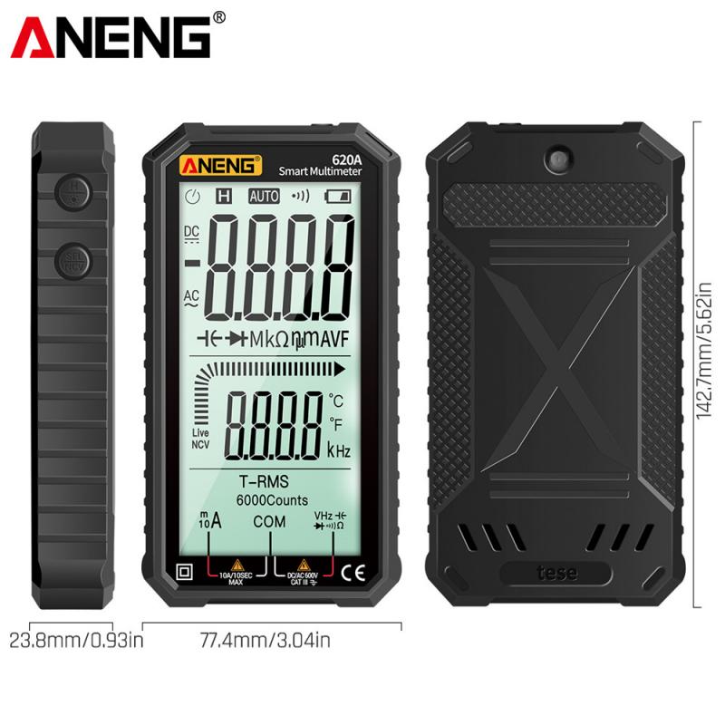 Multimeters Tools ANENG 620A LCD Digital Multimeter True RMS AC/DC Voltage Tester ResistanceMeter инструменты