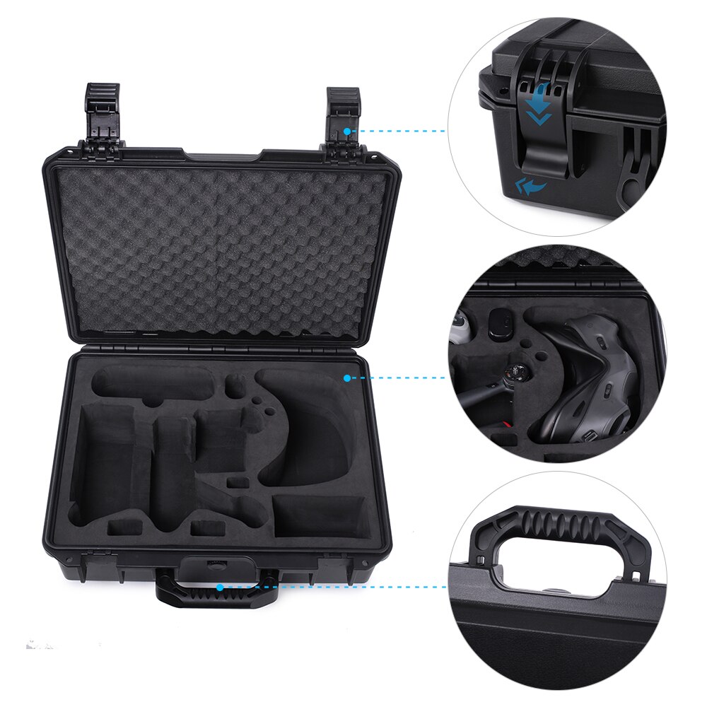 Draagbare Draagtas Waterdichte Koffer Harde Shell Tas Handtas Doos Voor Dji Fpv Combo Drone Accessoires Grote Capaciteit Case