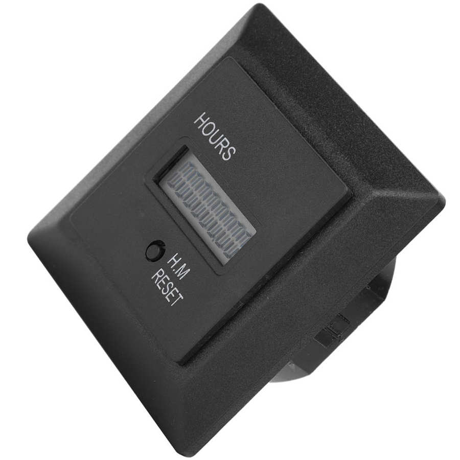 Digital Timer Digital Display Hour Meter High Accuracy Timer 50/60HZ Universal HM-1R AC 100-240V 0.3W