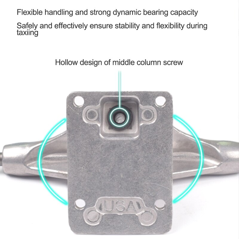Skateboard Trucks Good Aluminum Alloy Truck Steel Hollow Kingpin Skate Trucks