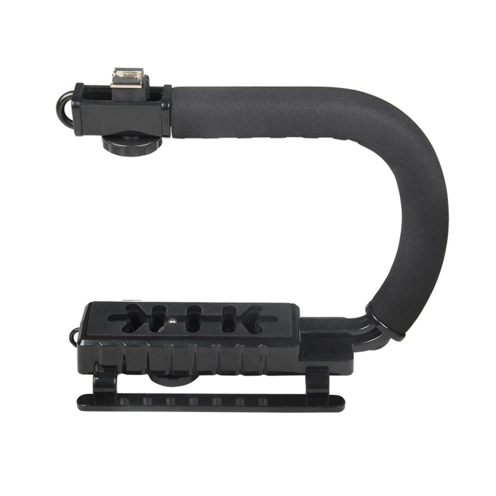 U-grip camcorder camera stabilisator telefoon handvat dslr studio handheld gimbal smartphone c-vormige video met flitsschoenbevestiging