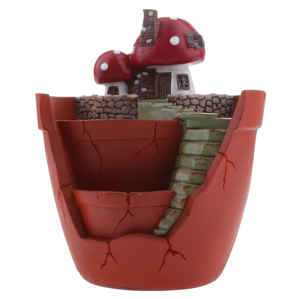 Plants DIY Container Pot Fairy Garden Flower Plants Decor