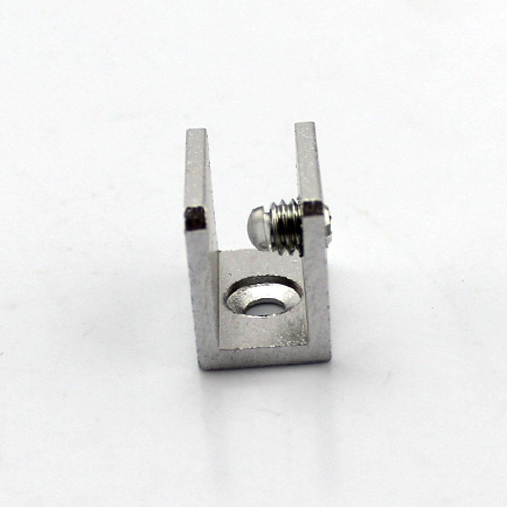 U-shaped aluminum seat DIY model fixed model splint fixed perforated U-shaped bracket technology small production materials