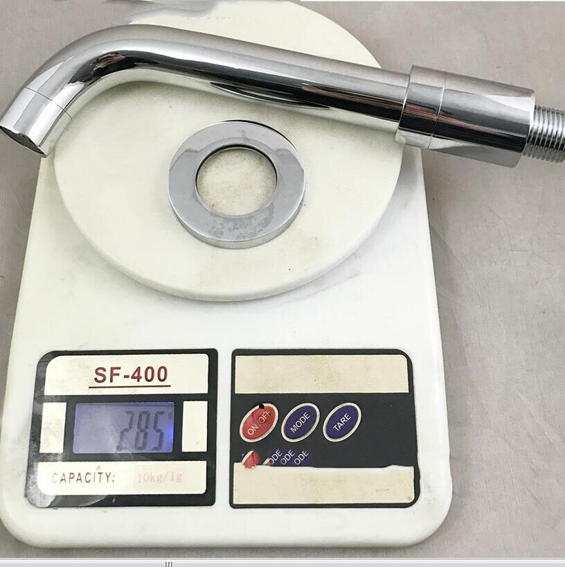 Chrome Brass Bath tub Shower Mixer Bath Faucet Filler Spout Wall Outlet Faucet Spout Replacement Filler