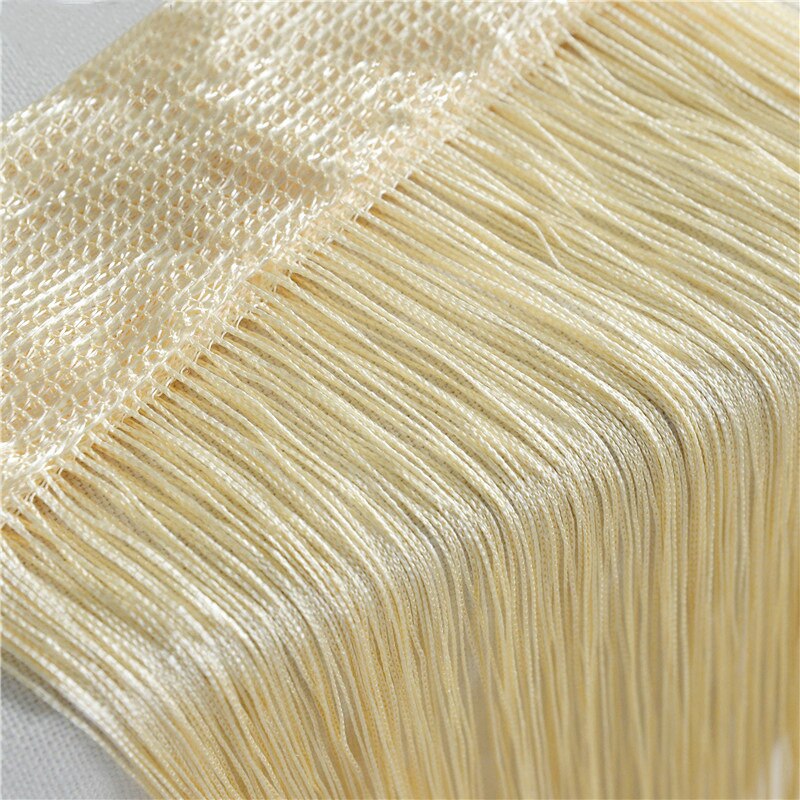 1x2M String Curtain Panels Home Glitter Window Curtains Thread Curtain Tassel Bead Curtain Door Sheer Panel Curtains Bedroom: 16