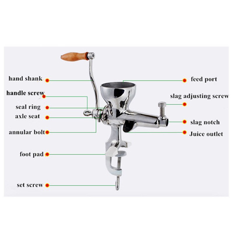 Wheatgrass juicer auger slow squeezer fruits wheat grass vegetable orange juice extractor machine