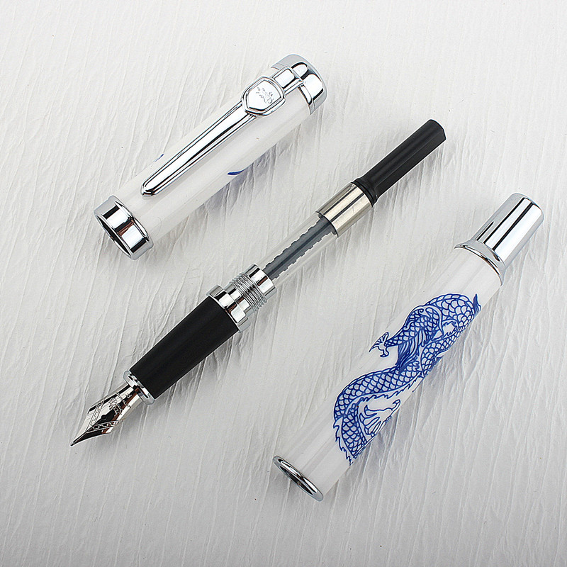 Jinhao 950 Penna stilografica in ceramica per calligrafia stile semplice extra bene 0,38 mm/F 0,5 mm Pennino per ufficio Materiale scolastico di cancelleria