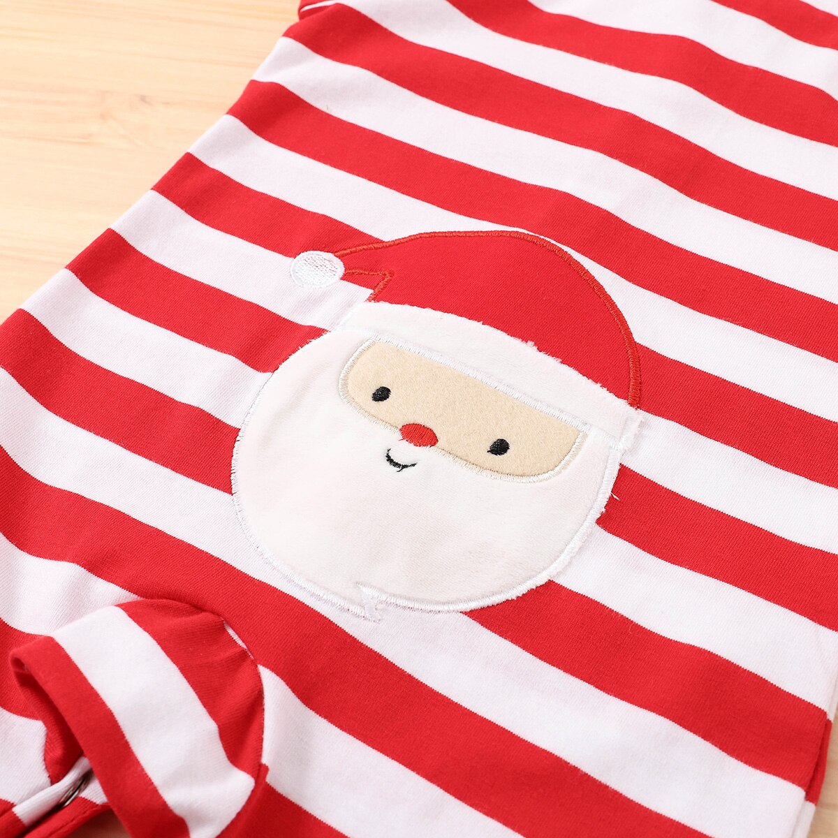 pudcoco Newborn Baby Boy Girl Long Sleeve Romper Jumpsuit Christmas Stripe Santa Clothes One Pieces Autumn Outfit 0-24M