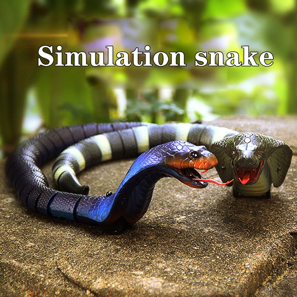 Astuce étrange télécommande infrarouge serpent Cobra simulé Animal serpent enfants drôle nouveauté