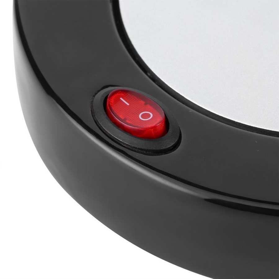 Svart konstant temperatur utgangspunkt kopp varmere melk kaffe varmeisolasjonsmatte 55 celsius oss plugg varme varmekopper krus og dalbane