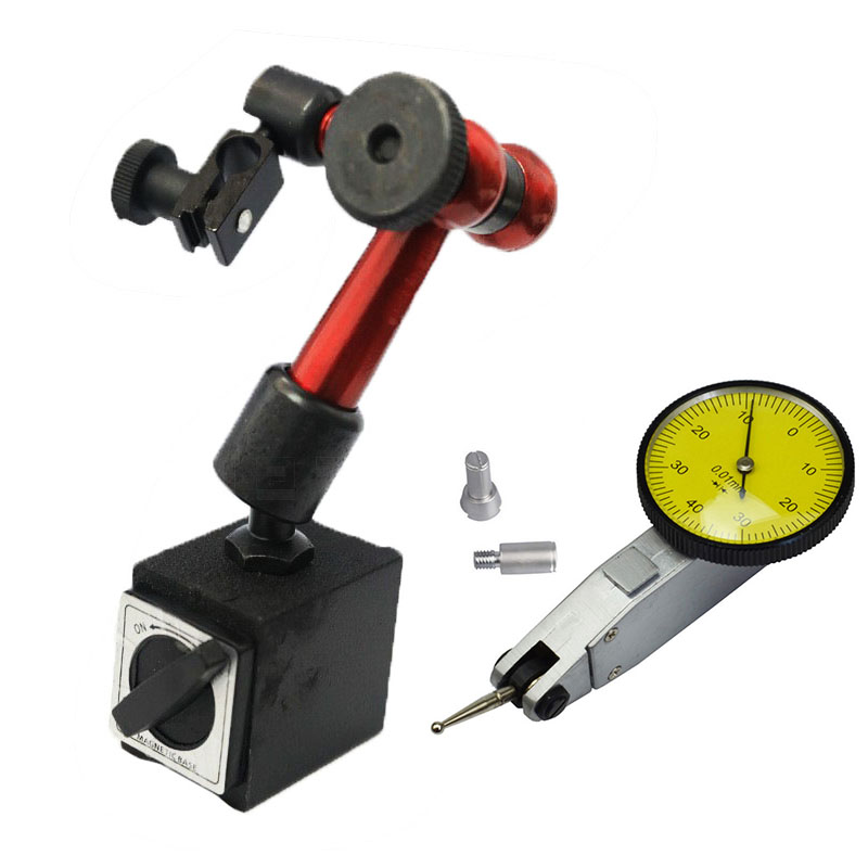 Mini Universal Flexible stand with Dial Test Indicator Magnetic Base Holder Stand Magnetic Correction Gauge Stand dial indicator