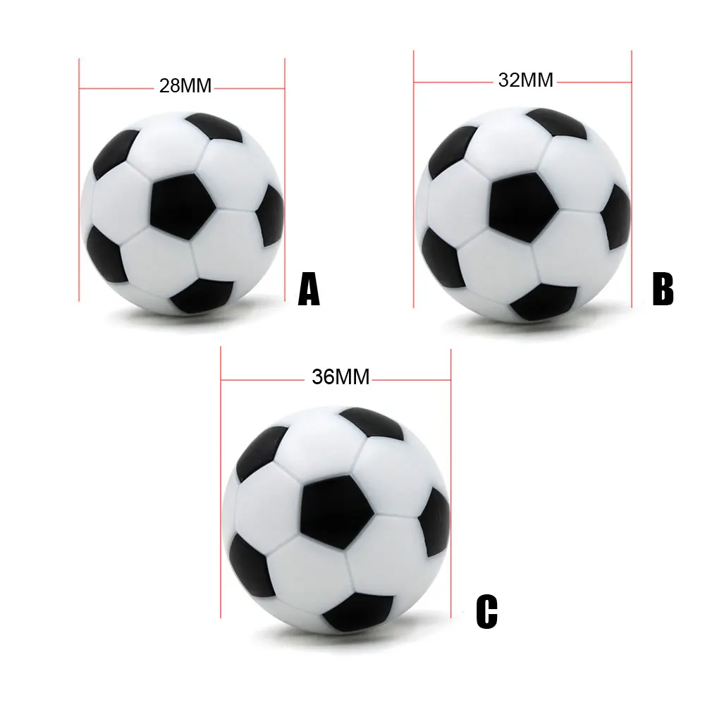 2 stücke 28/32/36mm Tisch Fußball Ball Indoor Spiel Fußball Harz Tisch Fußball Spiele Babyfoot Desktop eltern-kind-Interaktive