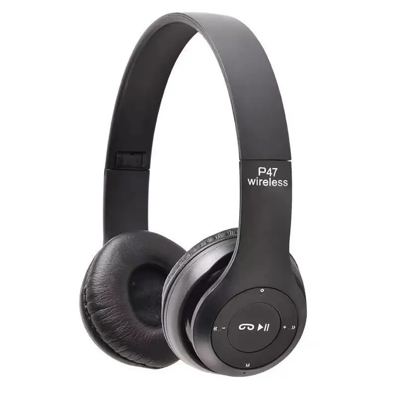 Auricolare stereo P47 Auricolare Bluetooth 5.0 Serie pieghevole Auricolare da gioco sportivo wireless