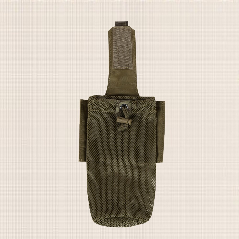 1PC Attachment Molle System Vest Accessory Kit Storage Molle Bag Foldable Bottle Pouch for Outdoor Camping Hiking (Black): As Shown 4