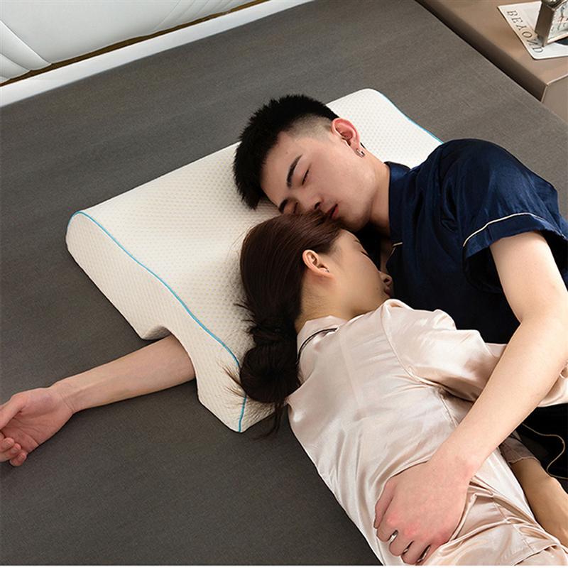 Oreiller en éponge à mémoire de forme, oreiller avec trou pour le bras, Super confortable, pour les amoureux, soulage les douleurs au cou, blanc, gauche, 1 pièce