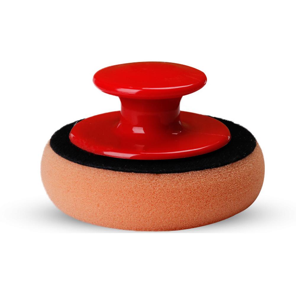 Almohadilla de pulido de cera para lavado de coches, esponja de limpieza de coche, paño de pulido, almohadillas aplicadoras de microfibra, herramienta de limpieza de coche, 5 uds.