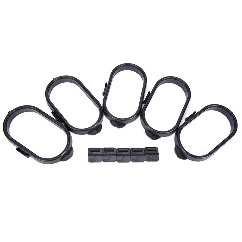 Auto Vuilniszak Plastic Clip Voertuig Vuilniszakken Frame Geplakt Trash Holder Zwart