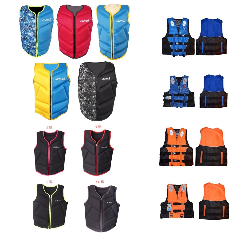 Floating Jacket Fishing Vest Adult Neoprene Durable Sailing Kayak Swimming Sea Fishing Life Jacket Convenient Detachable