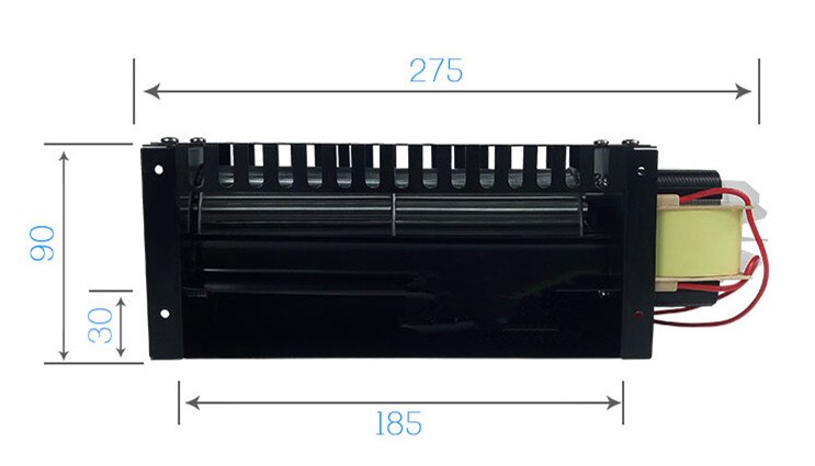 Cross flow fan elevator fan Lift axial fan Cabinet radiating fan ball bearing copper motor aluminum wind wheel CYF06018 30*185mm