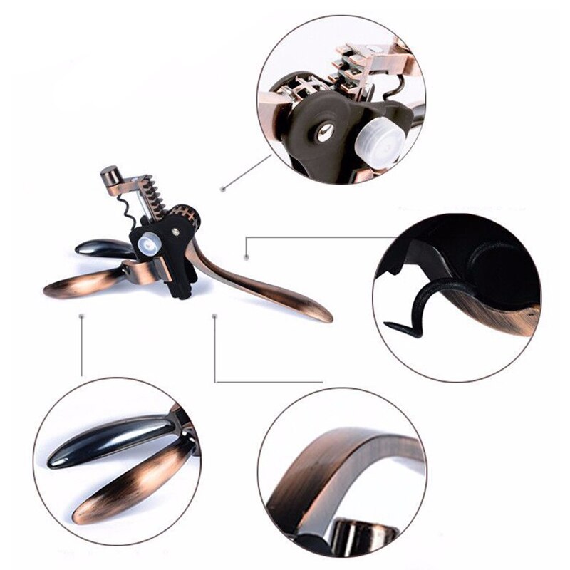 Wijn Flesopener Kurkentrekker Koper Kleur Konijn Kurkentrekker Wijn Opener Trouwbedankjes Flesopeners Gereedschap