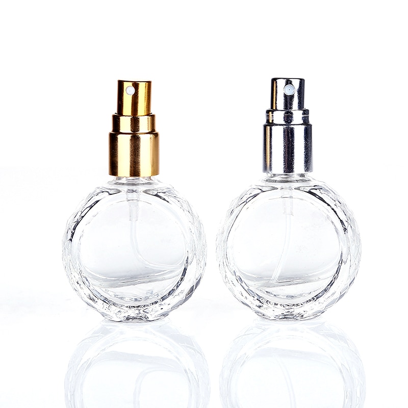 1 Stuk 10Ml Transparante Lege Glazen Parfumflesje Verstuiver Verdamper Kan Worden Gevuld Met Spray Reizen Draagbare