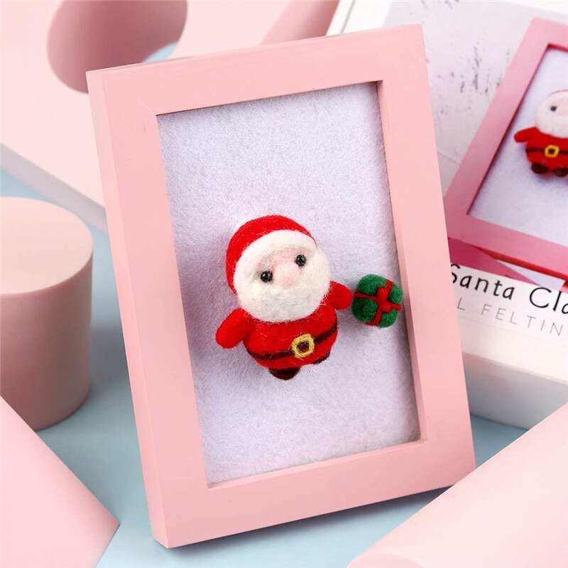 LMDZ Wool Needle Felting Kit Handmade Felt Needle Fabric Materials Animals Wool Felting Kits for Arts Non-finished Accessories