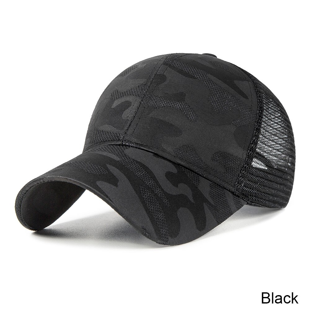 SuperB&G Women's Ponytail Baseball Cap Summer Mesh Baseball Cap Ladies Snapback Hat Female Brand Baseball Hat bone: E