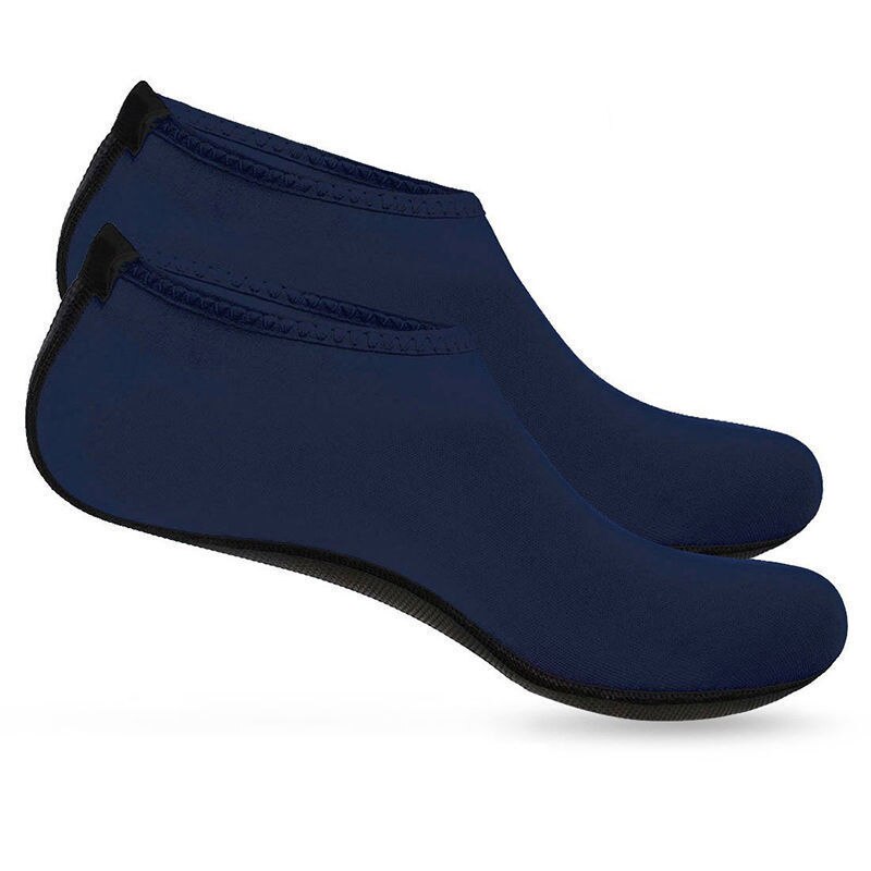 Calcetines de agua para hombre y mujer, calcetín de buceo, traje de baño antideslizante, zapatos de playa, TOO789: Azul