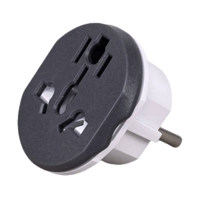 Universele EU Reisadapter - UK US AU naar EU Stekker AC Stopcontact Converter 250V 16A: Bruin
