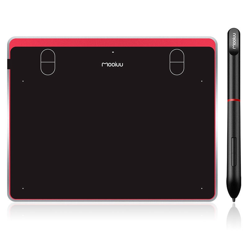 Digital Graphic Drawing Tablet Ultra-Thin Board 4 Shortcut Keys Battery-free Passive Stylus 8192 Levels Pressure