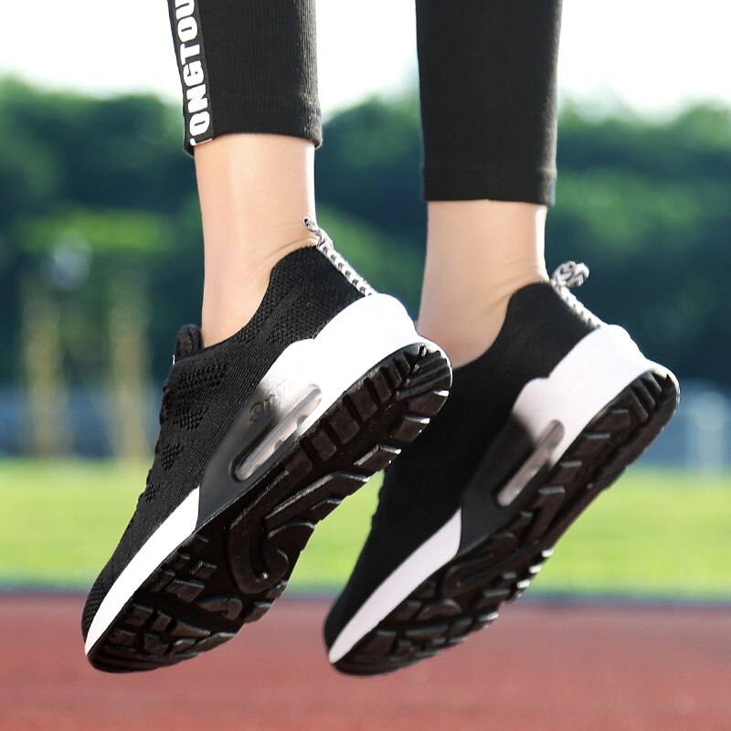 Udendørs voksne sneakers tennissko til kvinde efterår sport atletisk kvinde mesh pige sneakers tenis mujer tenis mujer billig