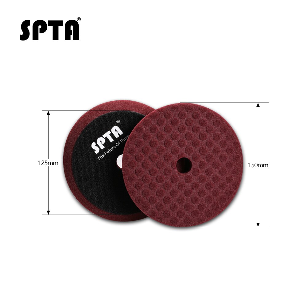 SPTA-disque à polir, 6 pouces, en forme de T, pour polisseuse, 5 pouces, tampon éponge à polir douce remplaçable,