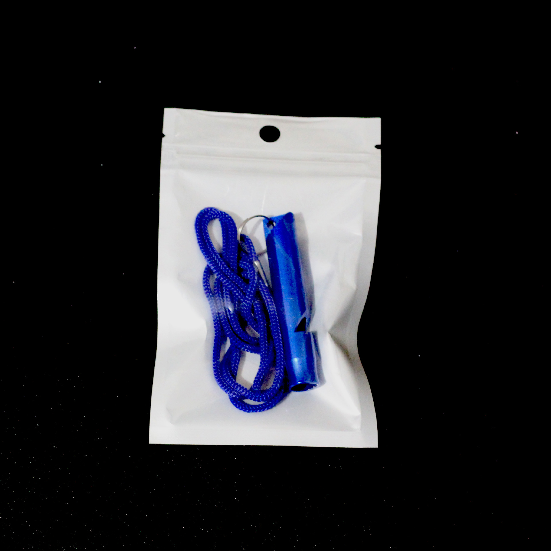 Outdoor Survival Whistle, Lifeguard Whistle, Aluminum Alloy Survival Whistle, Referee Whistle with Rope, Children's Whistle