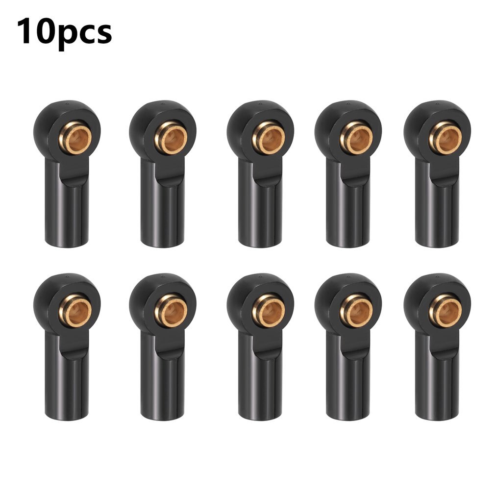 10 stück  m3 metall-spurstangenkopf-kugelgelenke für 1/10 rc- pkw-raupen-axial-  d90 d110 rc- pkw-ersatzteile auto-diy: Schwarz