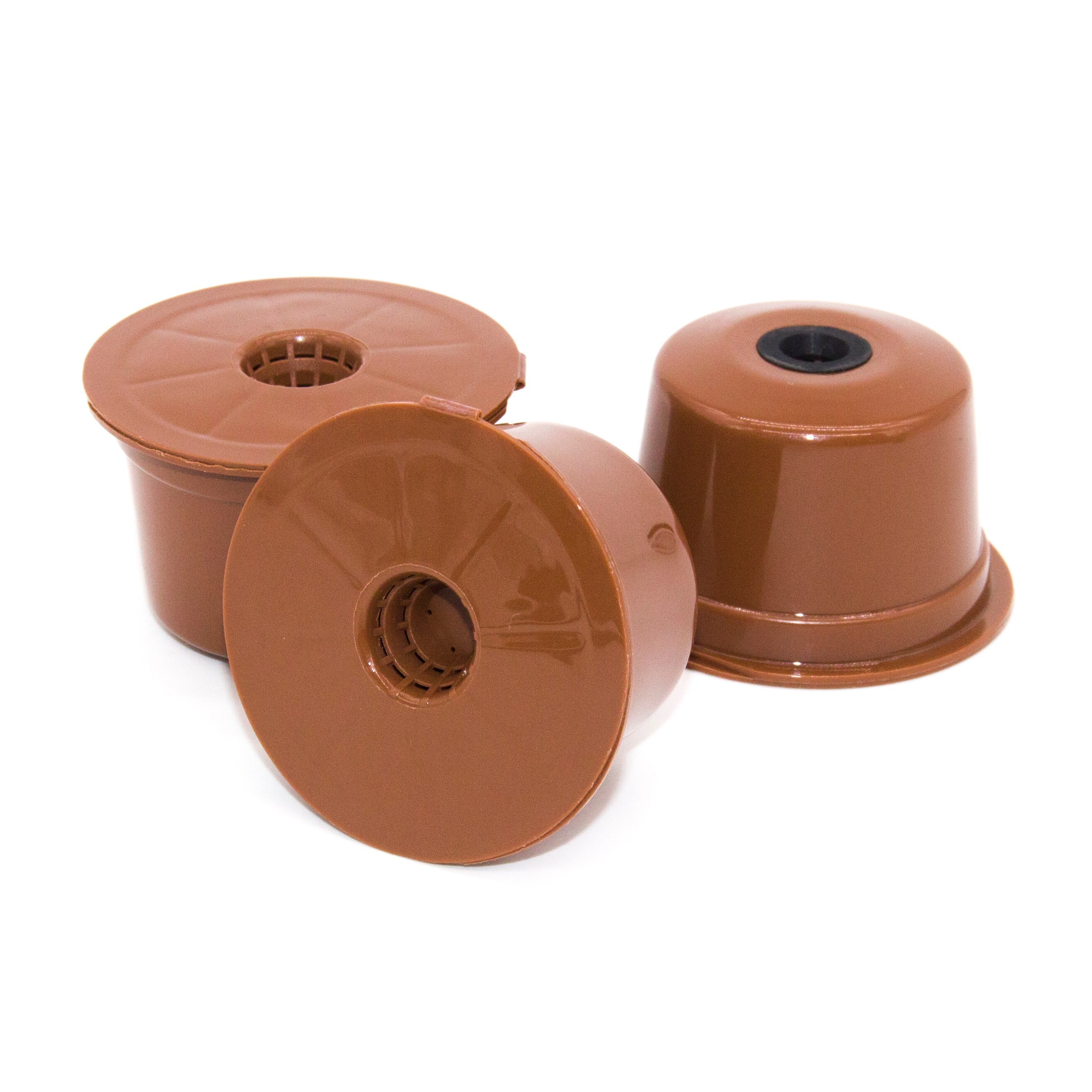 capsula di caffè riutilizzabili da 3 pezzi per cialde di caffè ricaricabili Caffitaly in plastica adatta per filtro caffè Caffitaly