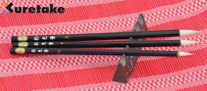 Kuretake Calligraphy Brush - Ryumon No. 3 White Hair Brush For Bold Lines