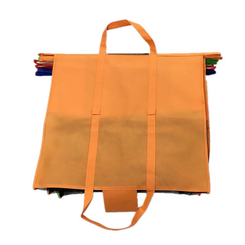 4 Stks/set Winkelwagen Trolley Tassen Opvouwbare Herbruikbare Boodschappentas Eco Supermarkt Tas Te Gebruiken En Zware bolsa