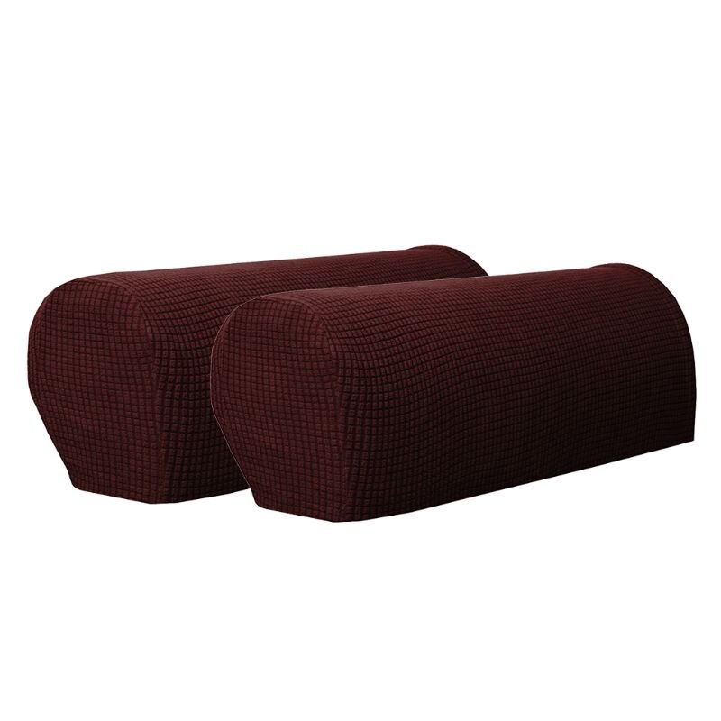 Funda reposabrazos para sillón funda para brazo de sofá, 1 par lavado a máquina antideslizante de doble cara: DC