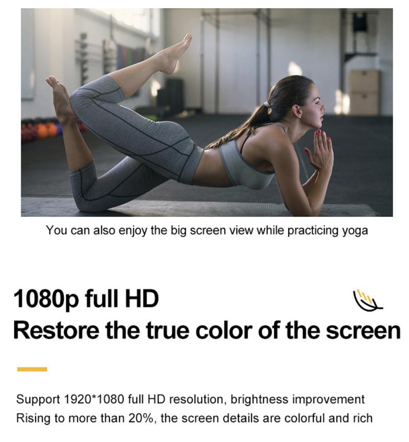 YG280 Full HD 1080P Mini LED Projector 480x272 Pixels Supports USB HDMI AV Audio Portable Projector Home Media Video Player