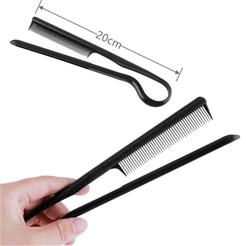 Peine de peluquería plegable para mujer y niña, alisado y utensilio de corte de pelo, herramienta suave de sujeción, pinzas para Estilismo
