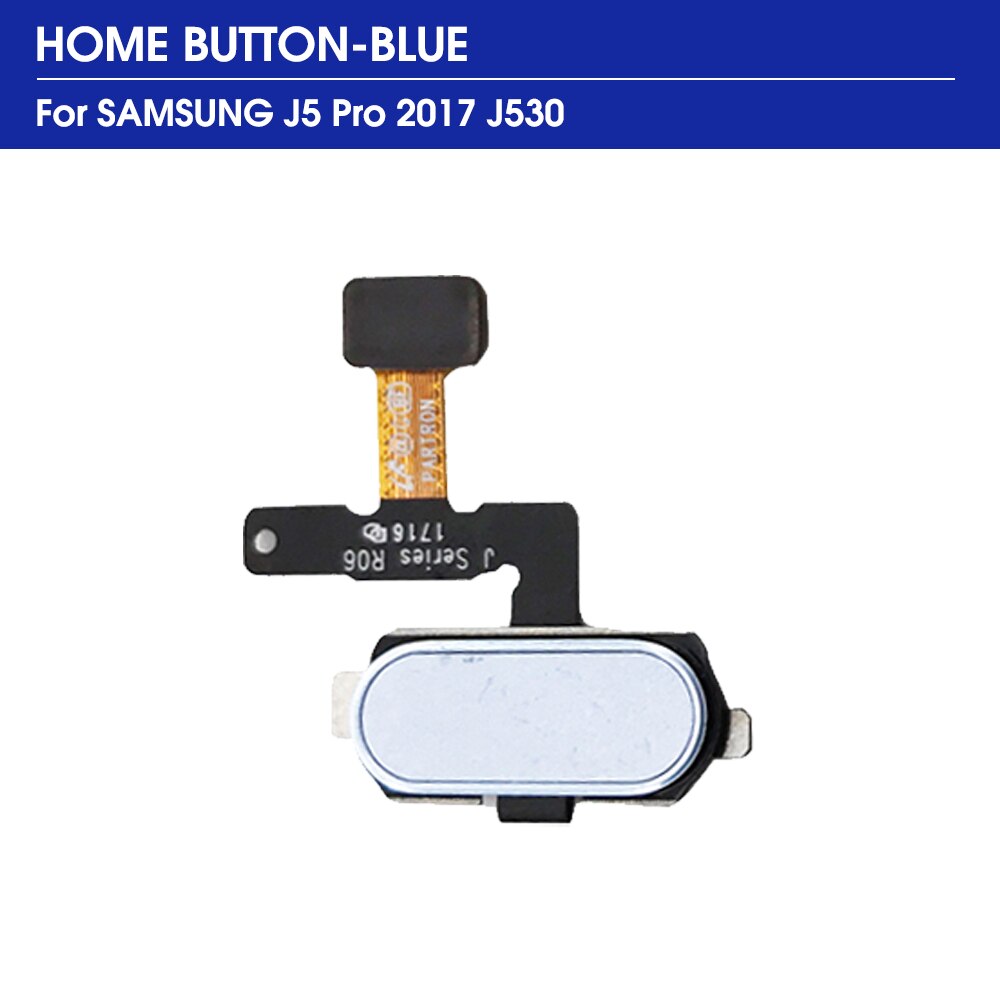 Home Return Key Menu Button Fingerprint Sensor Flex Cable For Samsung Galaxy J5 J7 pro J530 J730 Touch Repair