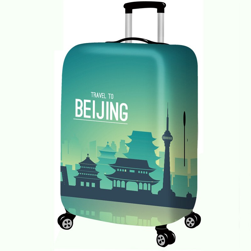 Thicken Travel Luggage Cover Elasticity Suitcase Protective Covers Travel Accessories Suitable For 18-32 Inch Case On Suitcase: 01   Luggage cover / S