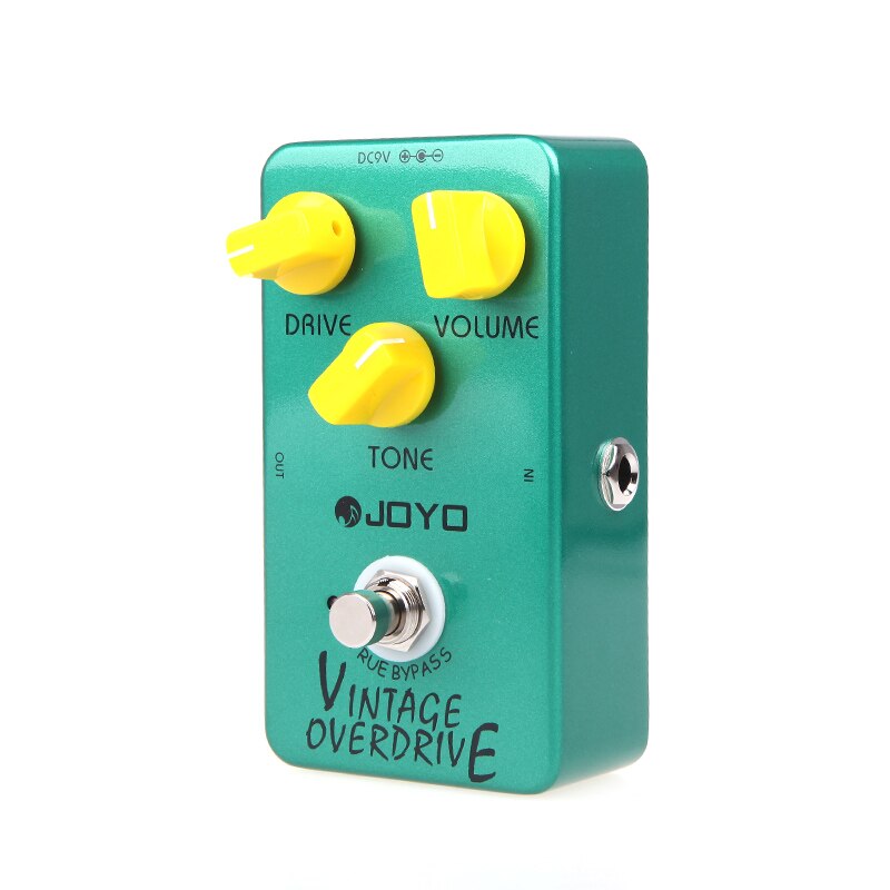 Joyo JF-01 guitarra efecto Pedal Vintage Overdrive guitarra eléctrica Pedal verdadero Bypass bajo ruido Pedal guitarra partes Accesorios: Default Title