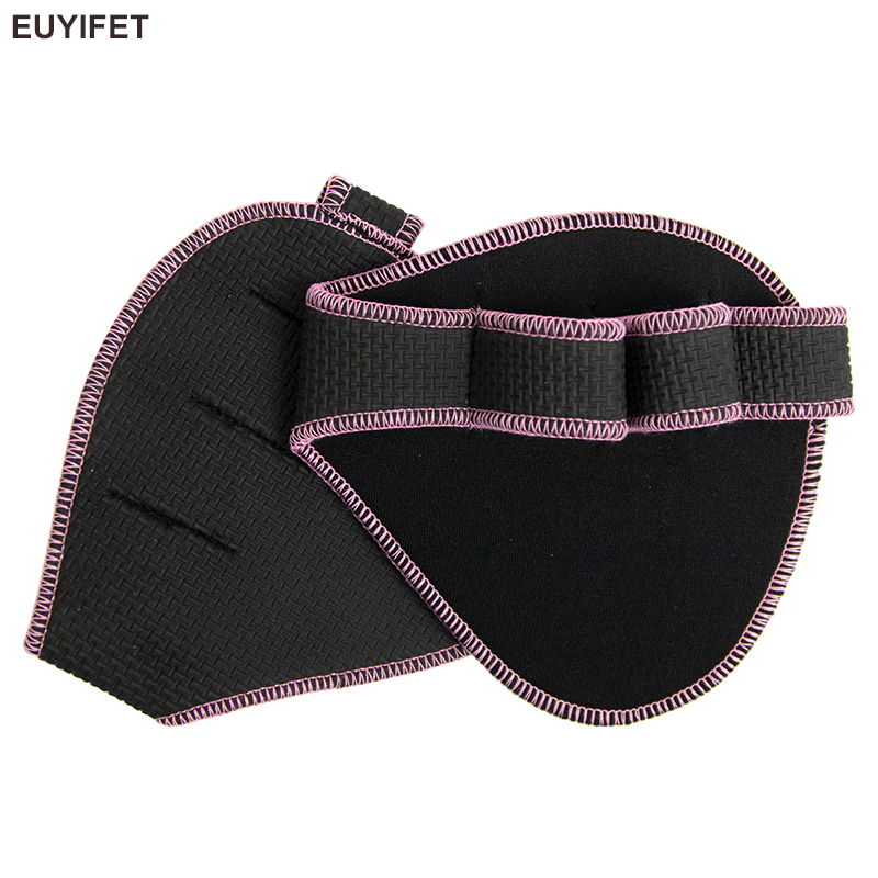 Neopren grebpuder løftegreb fitness træningshandsker vægtløftning calisthenics styrkeløft fitness sport håndbeskytter