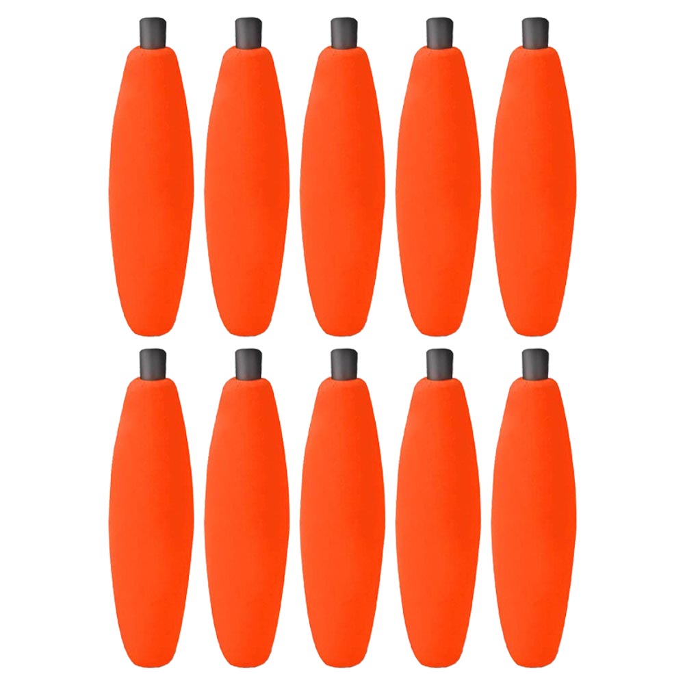 10pcs Peg Floats Catfish Fishing Bobbers Foam Rig Float Crappie Trout Fishing Accessories High-density Foam Tackle Buoys: 0.8# / Yellow