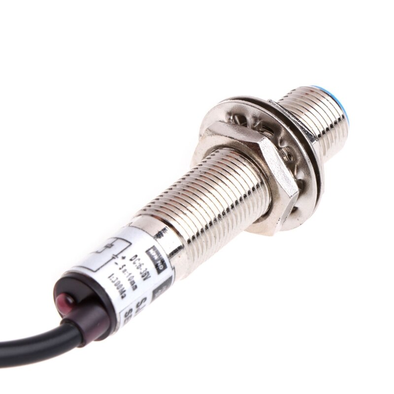 1Pc Measuring Gauges 4 Digital Blue/Green/Red LED Tachometer RPM Speed Meter 10-9999RPM Hall Proximity Switch Sensor NPN