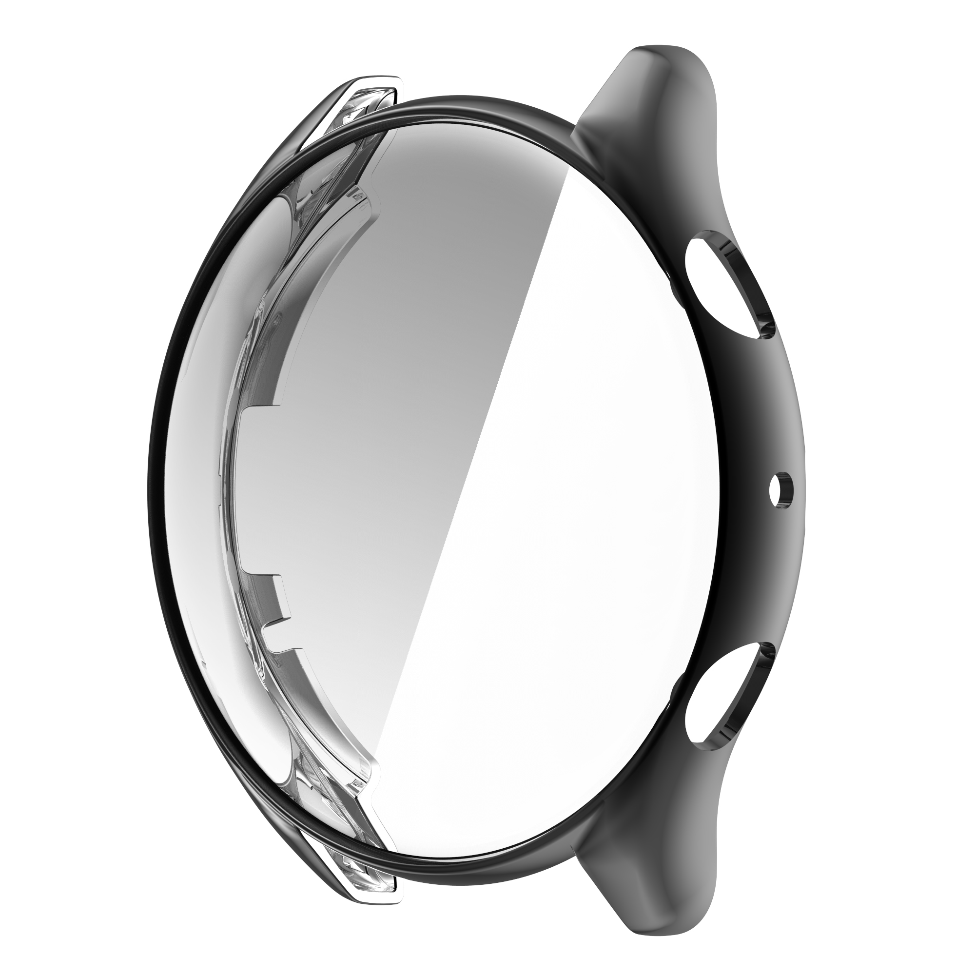 Full Screen Protector For Amazfit GTR 3 pro Case Smartwatch Silicone Protective Cover For Amazfit GTR3/2/2e Case Bumper Shell: L / black